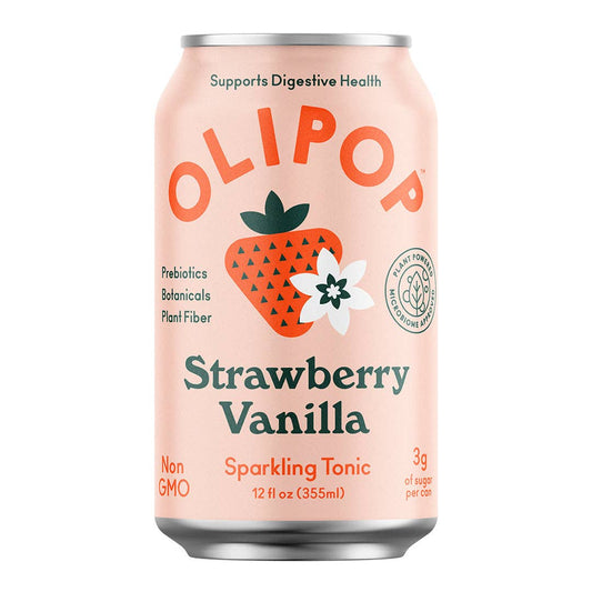 Olipop Strawberry Vanilla Sparkling Tonic