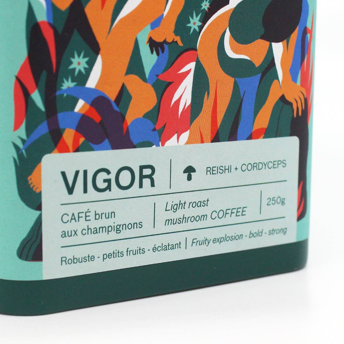 Whole bean mushroom coffee - VIGOR - [Reishi + Cordyceps]