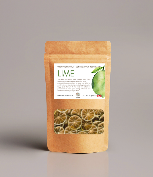 Dried Lime Wheels - organic