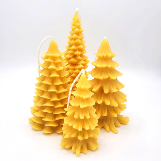 Beeswax Candle: Christmas trees