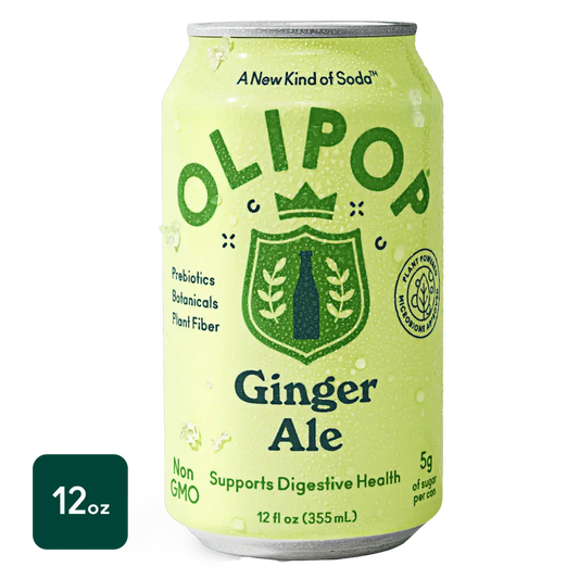 OLIPOP Prebiotic Soda, Ginger Ale