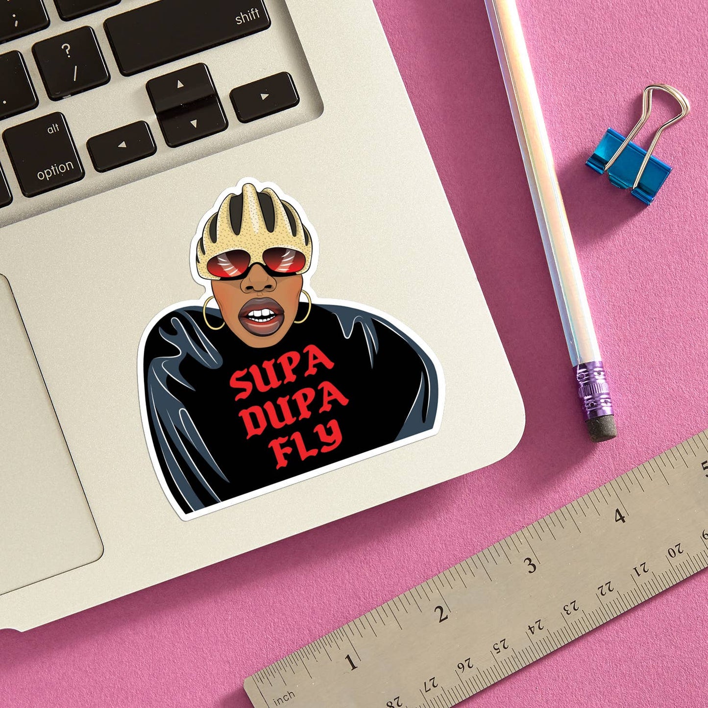 Missy Supa Dupa Fly Sticker