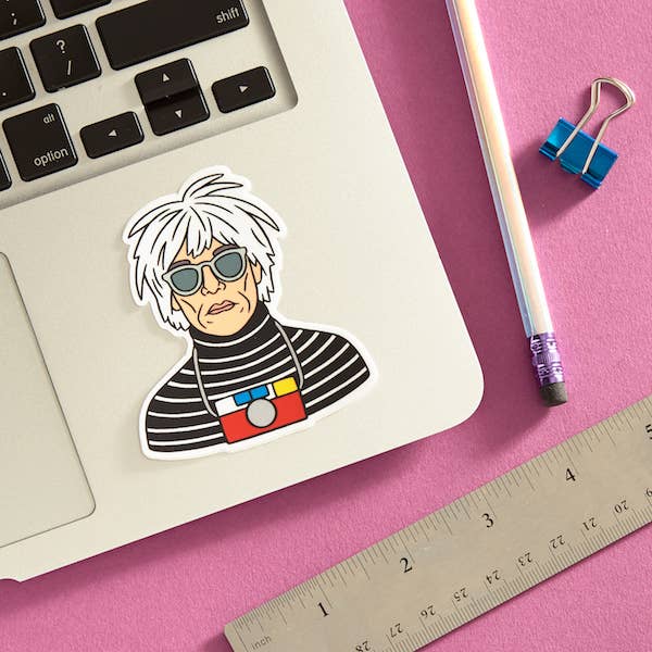 Warhol Die Cut Sticker