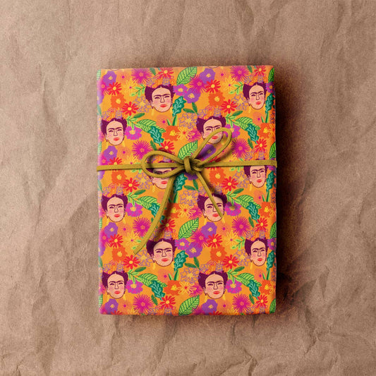 Frida Kahlo Wrapping Paper Sheet