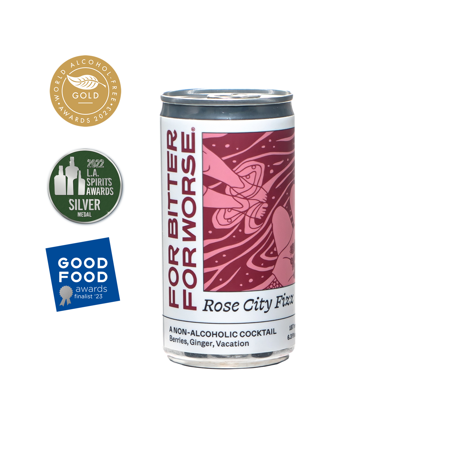 For Bitter For Worse: Rose City Fizz (6oz can)