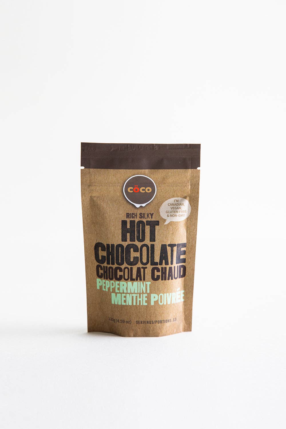 DOMO: COCO Peppermint Vegan Hot Chocolate (115g)