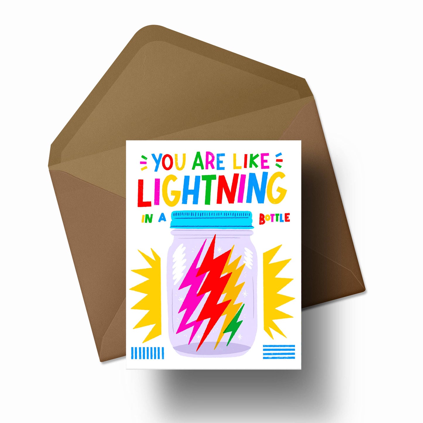 Lightning In a Bottle Greeting Card