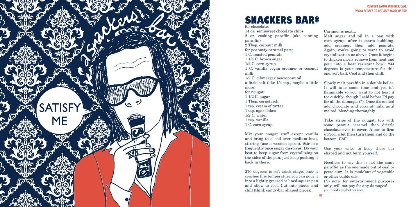 Comfort Eating With Nick Cave: Vegan Recipes