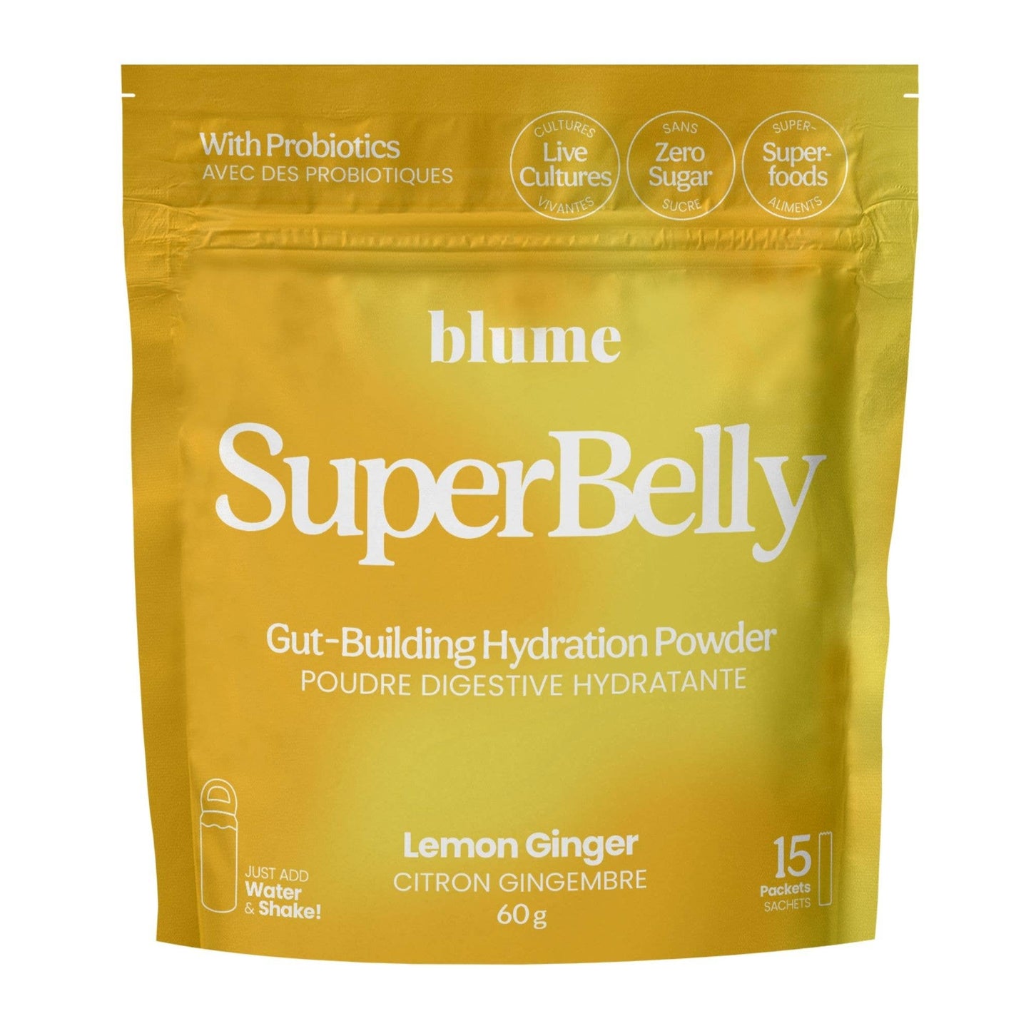 blume: SuperBelly Hydration & Gut Mix, Lemon Ginger