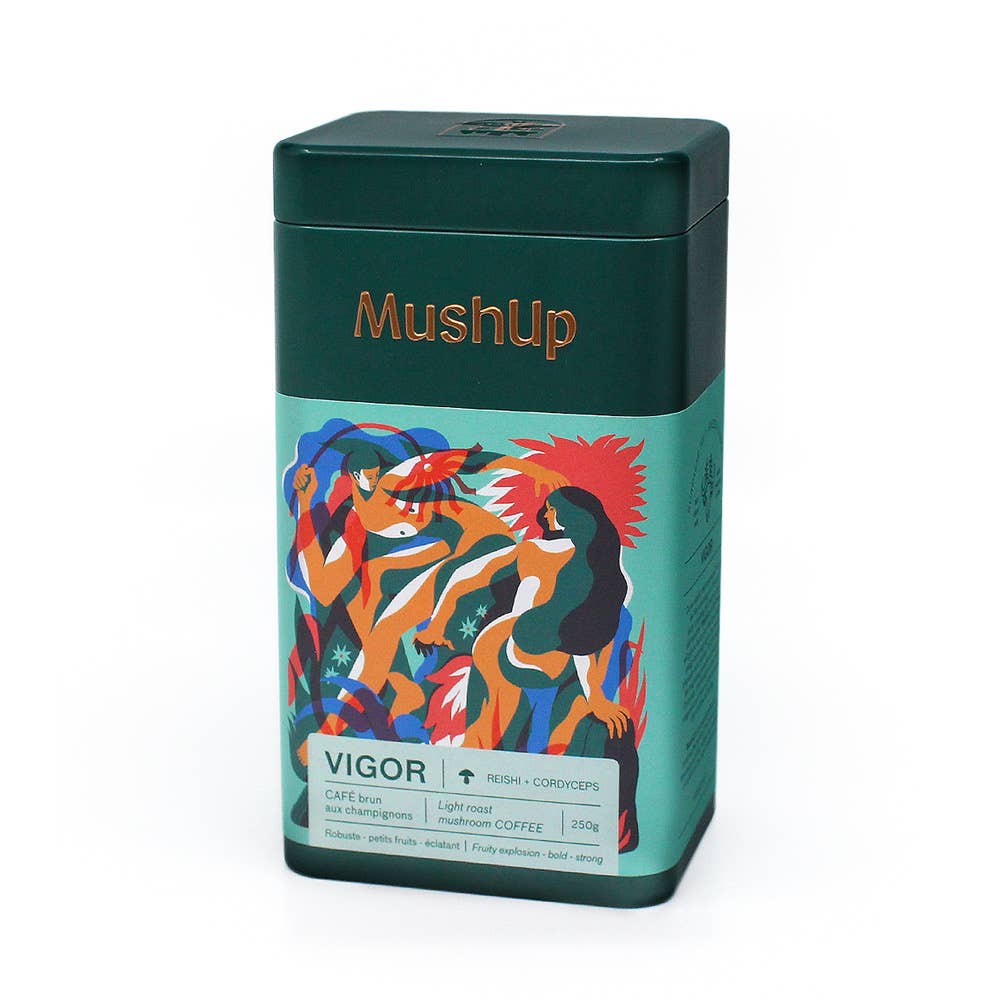 Whole bean mushroom coffee - VIGOR - [Reishi + Cordyceps]