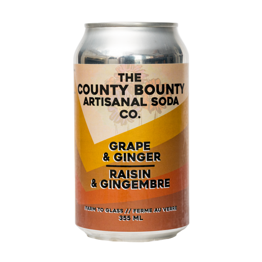 The County Bounty: Grape and Ginger Soda