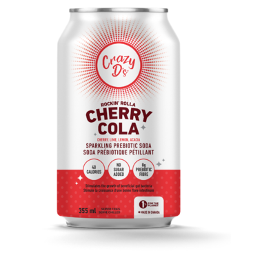 Crazy D's Prebiotic Soda Cherry Cola