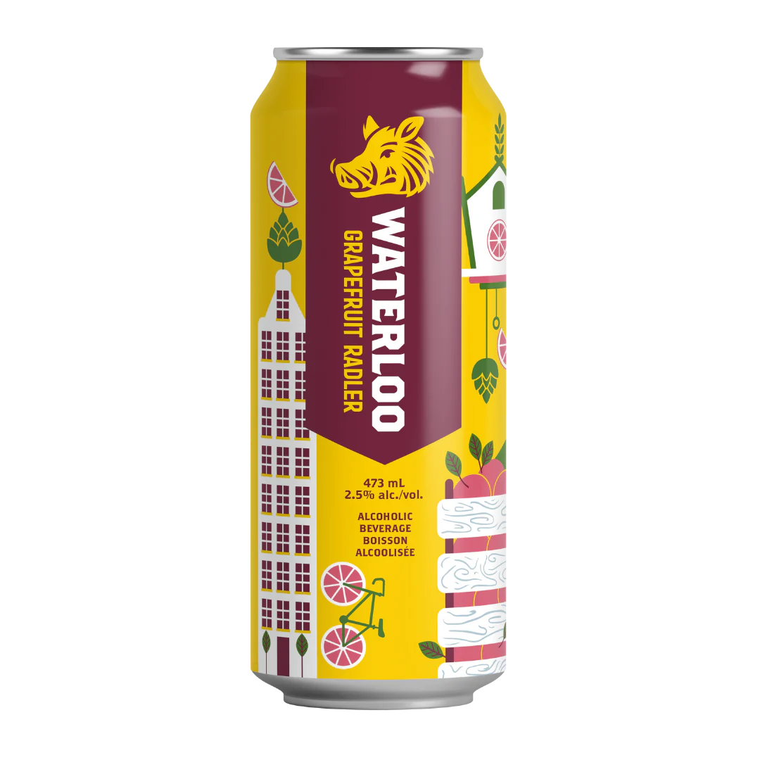 Waterloo Brewing: 0.0% Grapefruit Radler