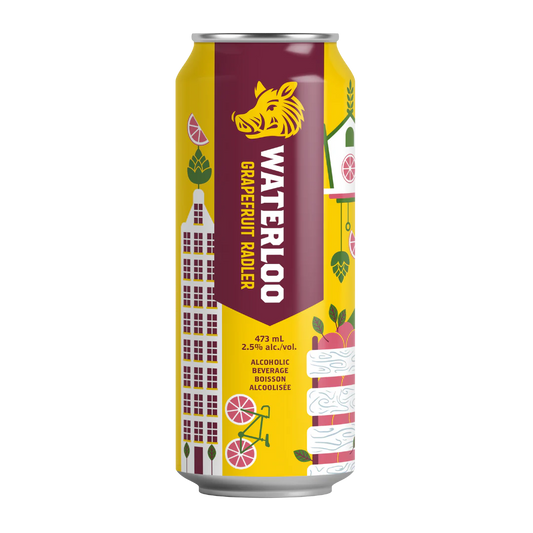 Waterloo Brewing: 0.0% Grapefruit Radler