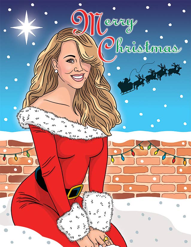 Mariah Carey Christmas Card