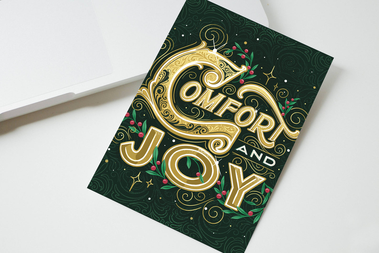 Comfort & Joy Greeting Card