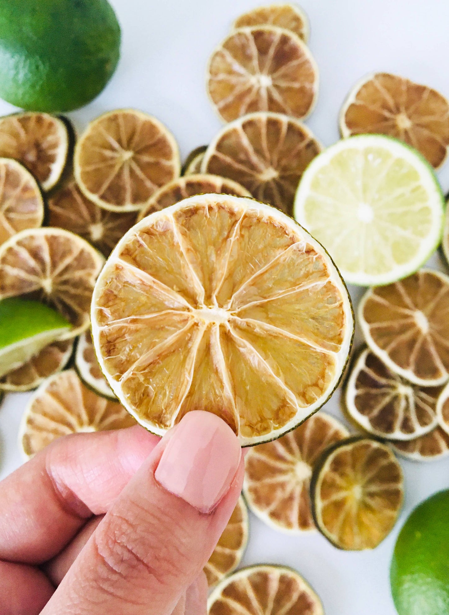 Dried Lime Wheels - organic