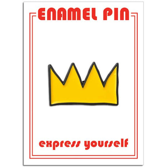 Basquiat Crown Pin