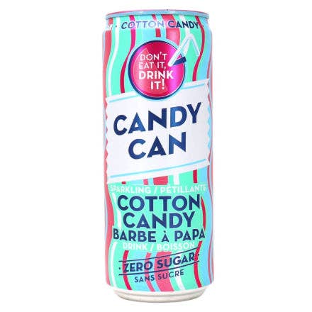 Candy Can Zero Sugar Cotton Candy Flavoured Sparkling