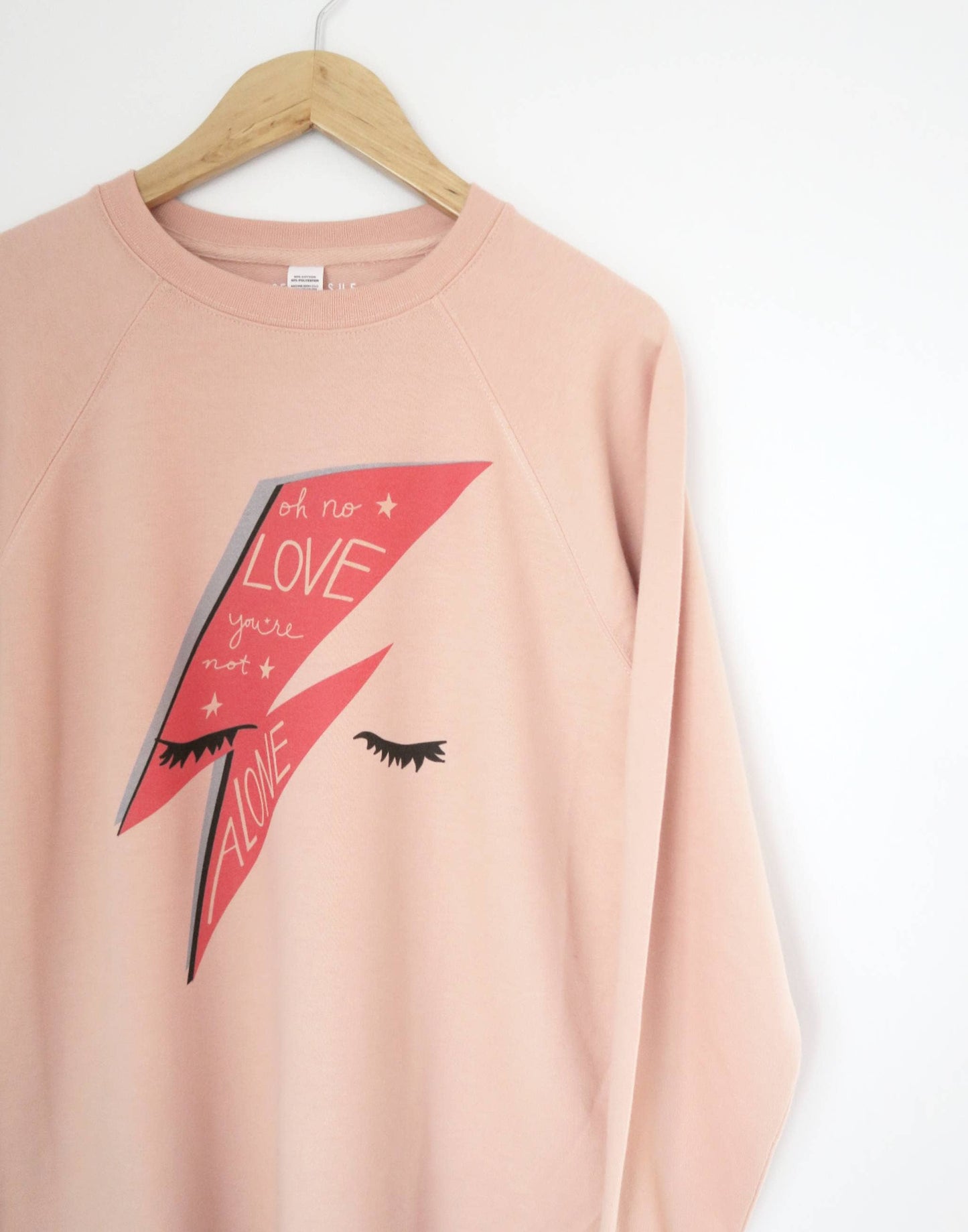 Bowie Love Lightweight Sweater, Peachy Rose