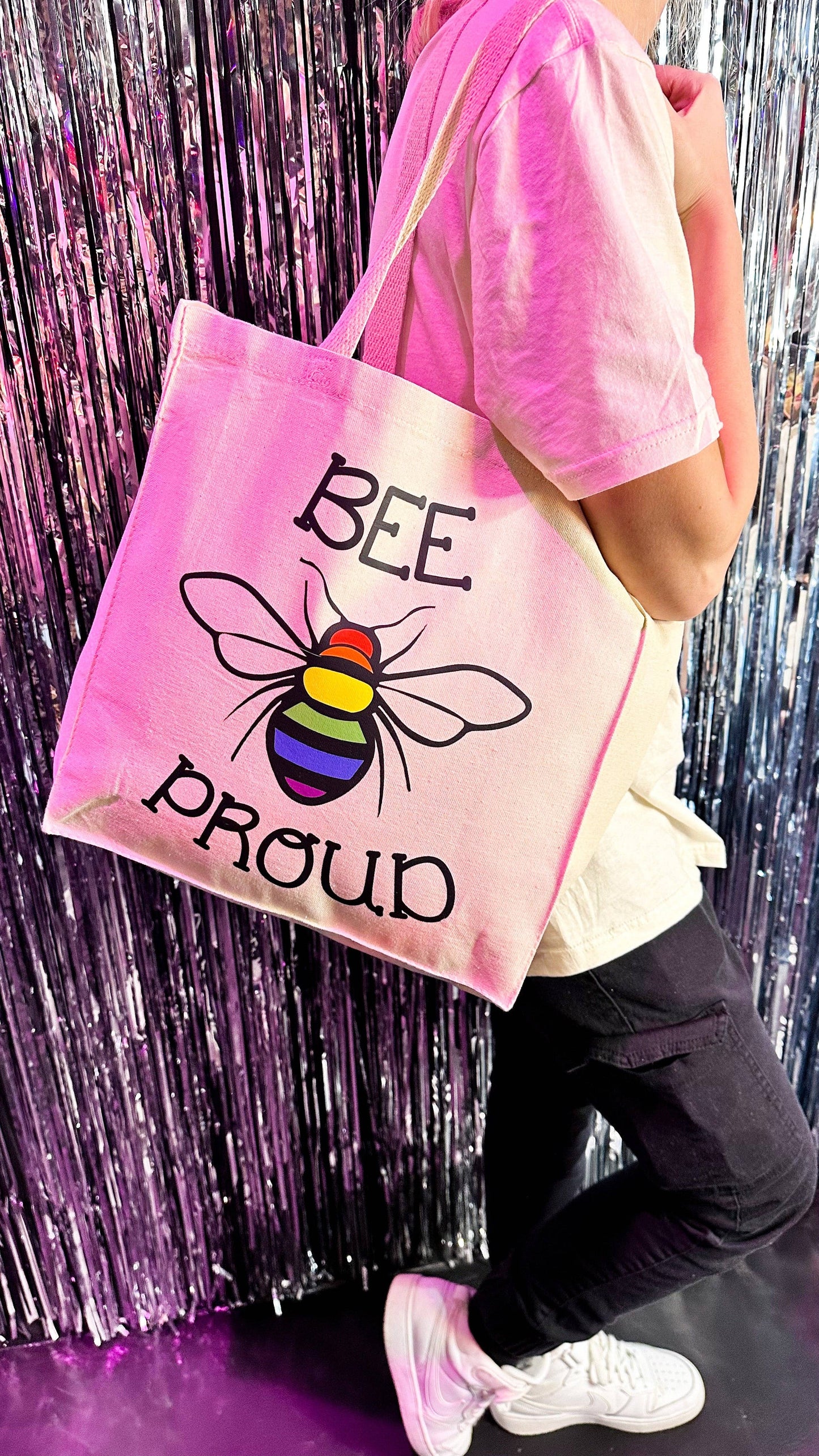 Bee Proud LGBTQ+ Tote Bag