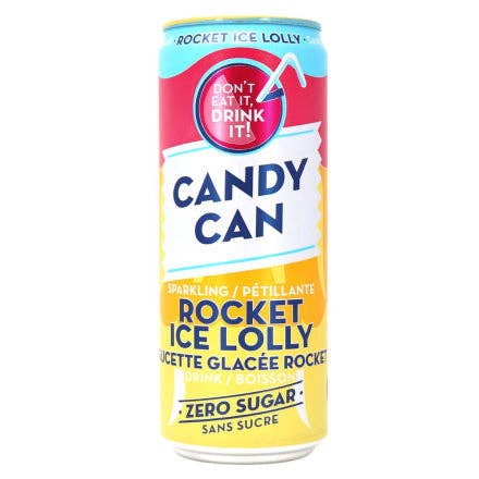 Candy Can Zero Sugar Rocket  Pop Flavoured Sparkling