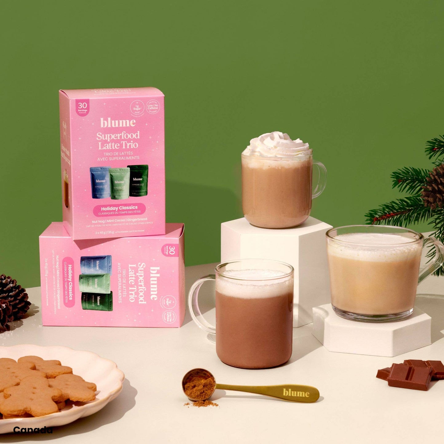 Blume: Superfood Latte Trio Holiday Classics