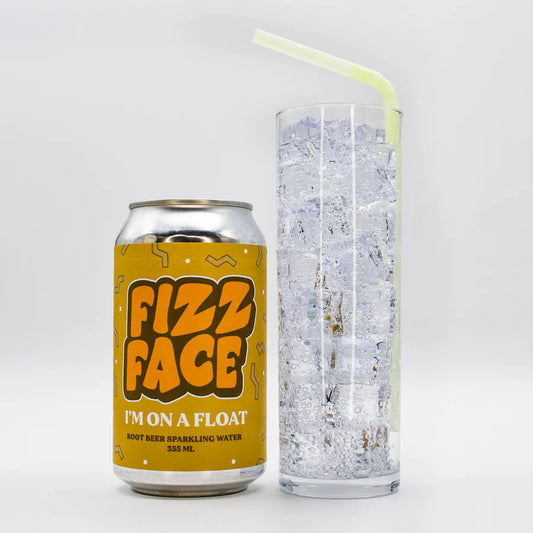 Fizz Face: I'm On A Float Root Beer Sparkling Water