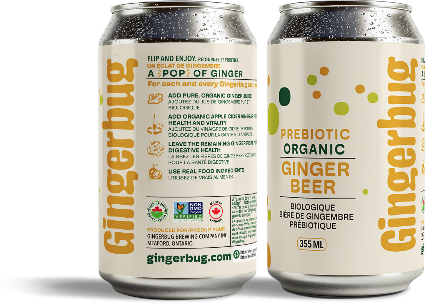 Gingerbug: Prebiotic Organic Ginger Beer