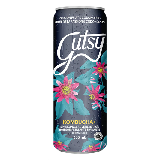 Gutsy: Passion Fruit & Codonopsis Kombucha+