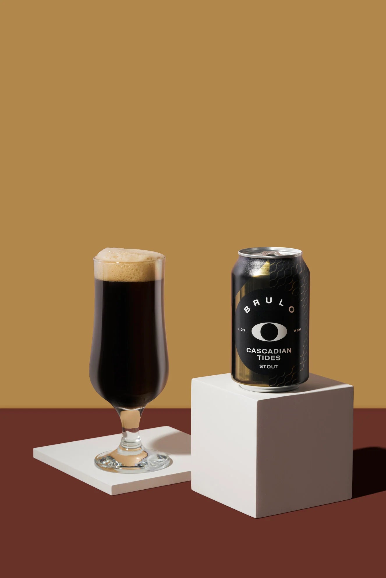 Brulo: Cascadian Tides Non-Alcoholic Stout (0.0%)