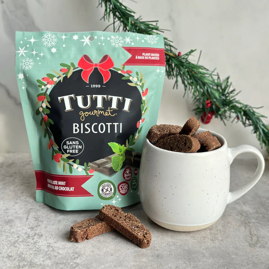 Tutti: Chocolate Mint Biscotti (V & GF)