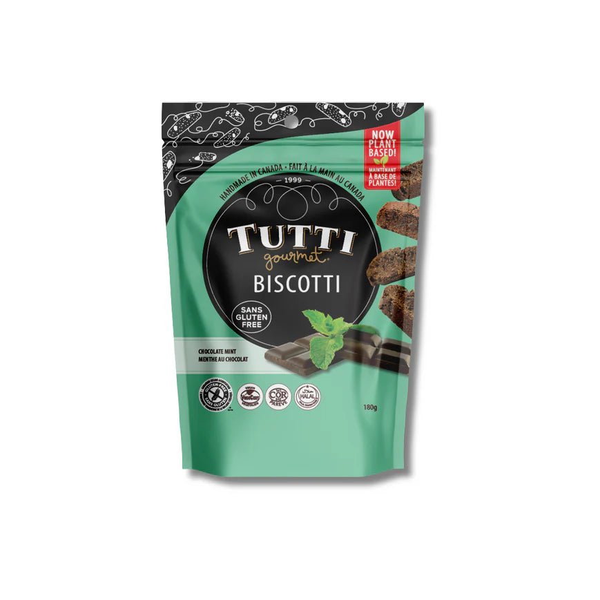 Tutti: Chocolate Mint Biscotti (V & GF)