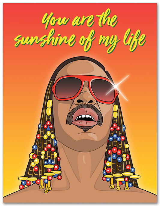 Stevie Wonder Sunshine of My Life Valentine's Day Love Card