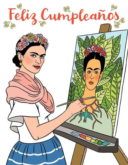 Frida Feliz Cumpleaños Birthday Card